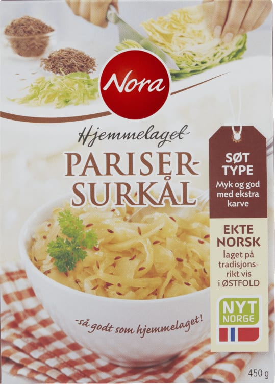 Parisersurkål Hjemmelaget 450g Nora