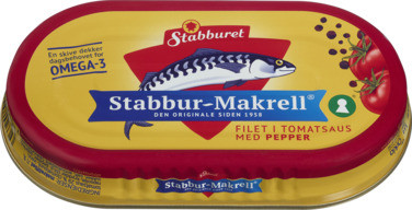 Stabbur-makrell Tomat&Pepper 170g