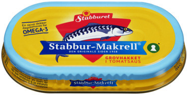 Stabbur-makrell Grovhakket 170g