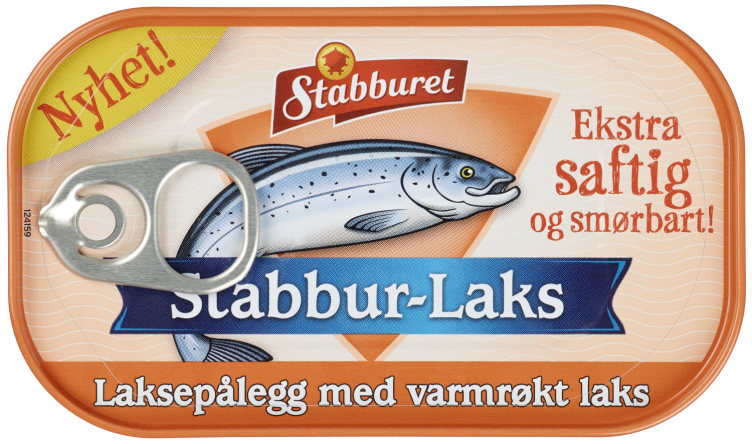 Stabbur-Laks Varmrøkt 90g Stabburet