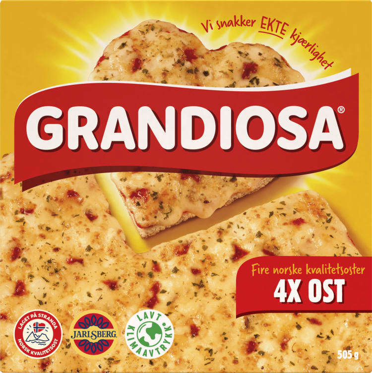 Grandiosa Pizza 4 Oster 505g