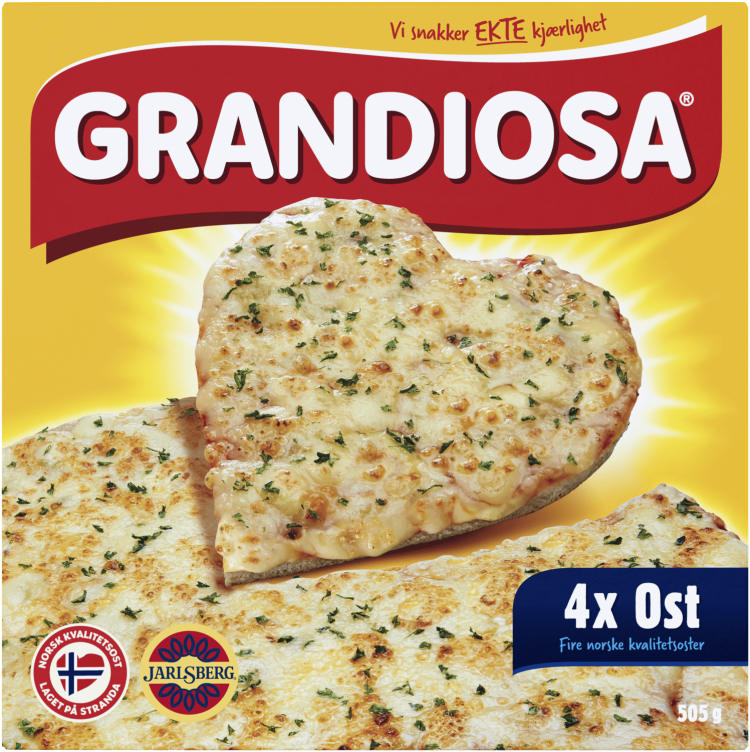 Grandiosa Pizza 4 Oster 505g