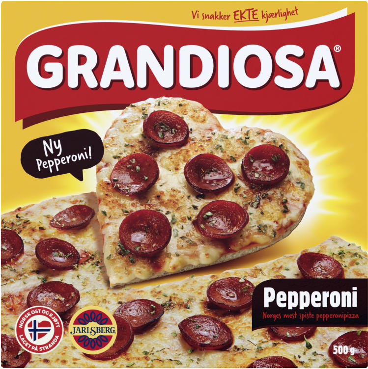 Grandiosa Pizza Pepperoni 500g Stabburet