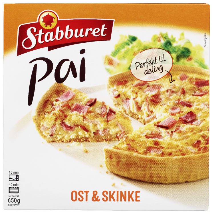 Pai Ost&Skinke 650g Stabburet