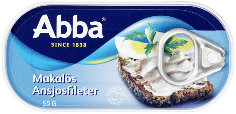 Ansjosfilet Makaløs 55g Abba