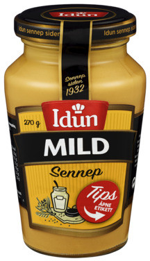 Sennep Mild 270g Idun