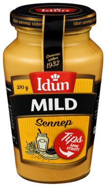Sennep Mild 270g Idun