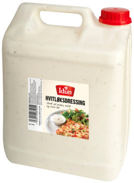 Hvitløksdressing 5kg Idun
