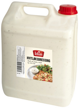 Hvitløksdressing 5kg Idun