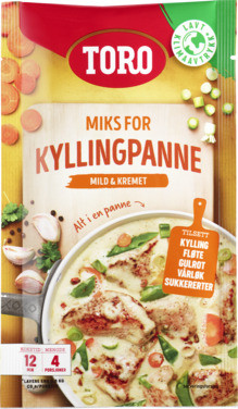 Toro Kyllingpanne Mild&Kremet 63g
