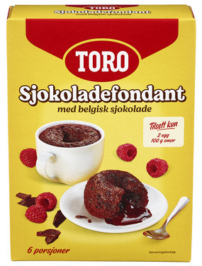 Sjokoladefondant Dessert 232g Toro