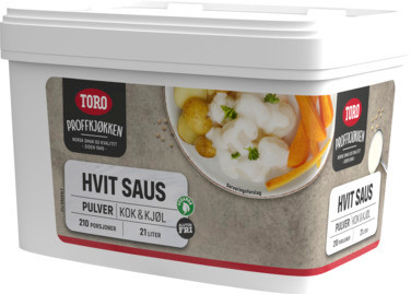 Hvit Saus Kok&Kjøl 800g Toro