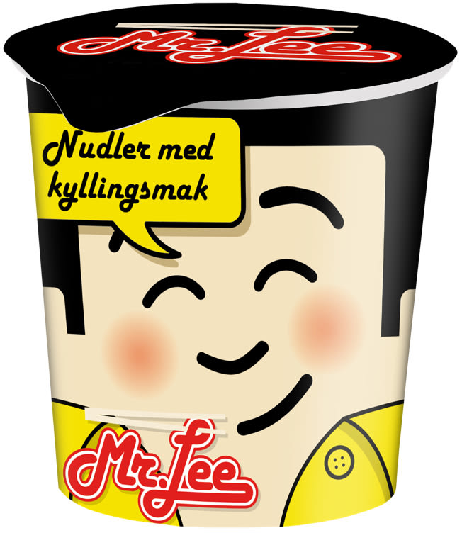 Nudler i Kopp Kyllingsmak 65g Mr.Lee