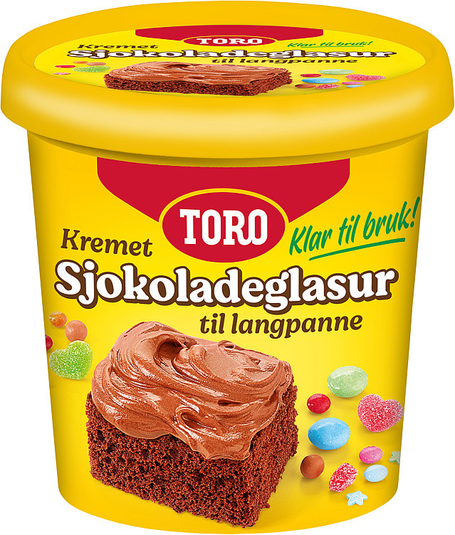 Sjokoladeglasur Kremet 340g Toro