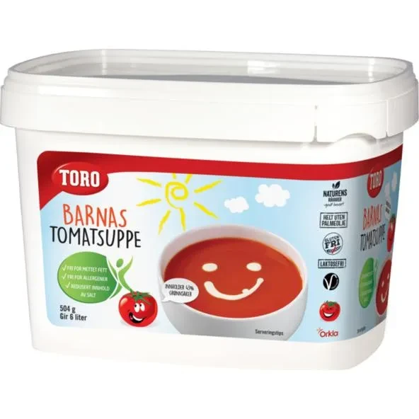 Barnas Tomatsuppe 504g