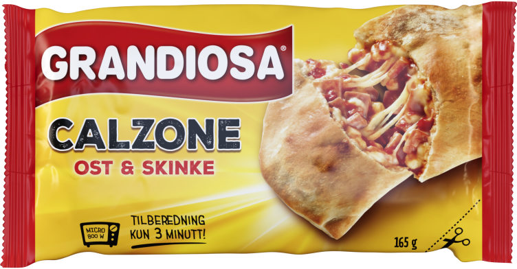 Calzone Ost&Skinke 165g Grandiosa