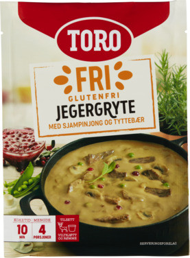 Toro Fri Jegergryte Glutenfri 14x90g