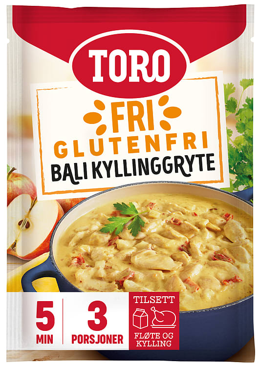 Bali Kyllinggryte glutenfri 70g Toro