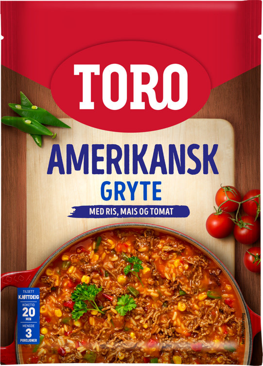 Amerikansk Gryte 187g Toro