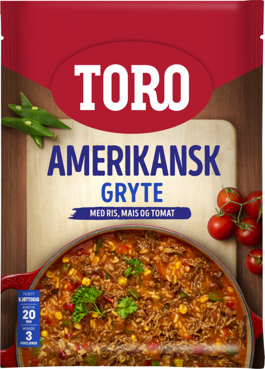 Amerikansk Gryte 187g Toro