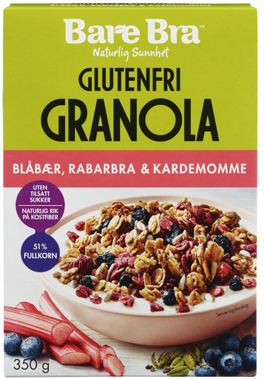 Supergranola glutenfri 350g Bare Bra
