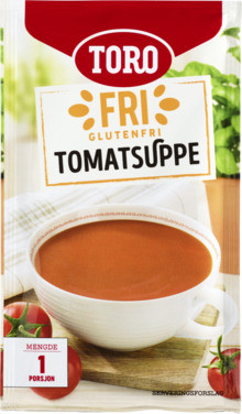 Toro Fri Tomatsuppe Porsjon Glutenfri 20x22g