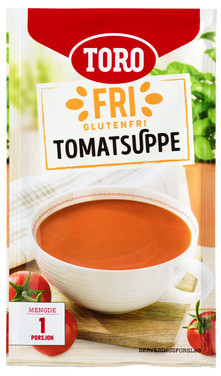 Toro Fri Tomatsuppe Porsjon Glutenfri 20x22g