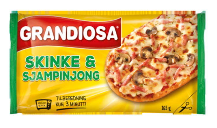 Pizzaslice Skinke 165g Grandiosa