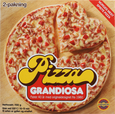 Grandiosa Pizza 2 Pack 4x1150g