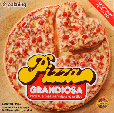 Grandiosa Pizza 2 Pack 4x1150g