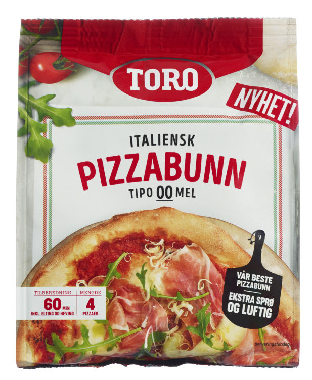 Pizzabunn Italiensk 400g Toro