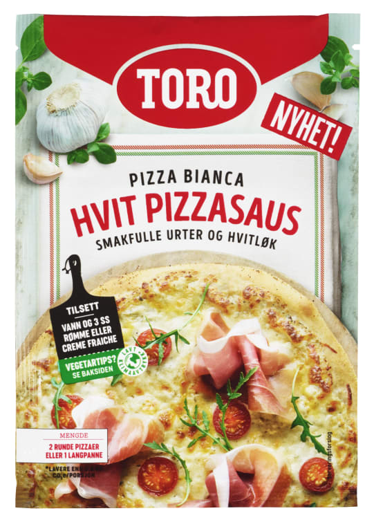 Pizzasaus Hvit 28g Toro