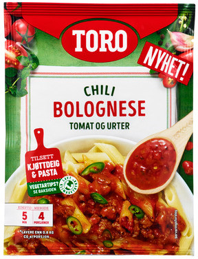 Toro Chili Bolognese Saus 16x72g