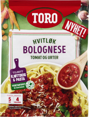 Toro Saus Hvitløk Bolognese 16x74g
