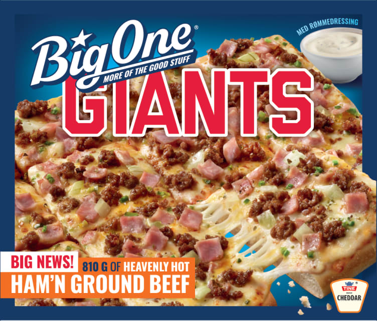 Big One Pizza Giants Ham'n Beef 825g