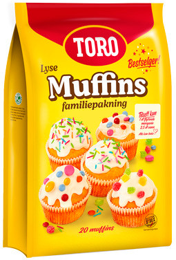 Toro Lyse Muffins Storpakning 5x520g