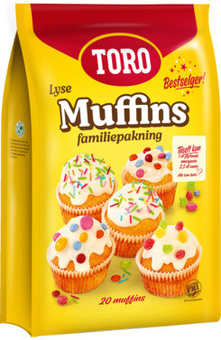 Toro Lyse Muffins Storpakning 5x520g