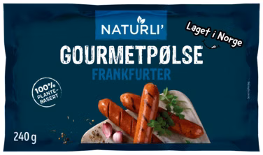 Naturli' Gourmetpølser 3 stk, 240 g