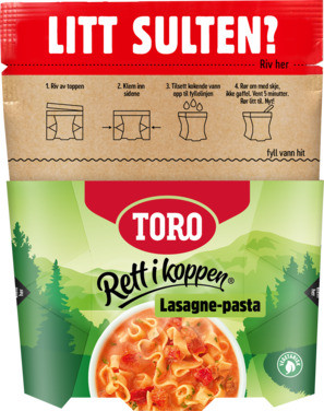 Toro Rik Lasagnepasta 68g