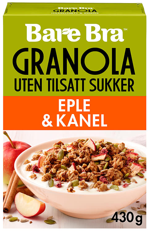 Granola Eple&Kanel 430g Bare Bra