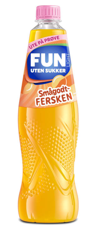 Fun Light Smågodt-Fersken 0,8l