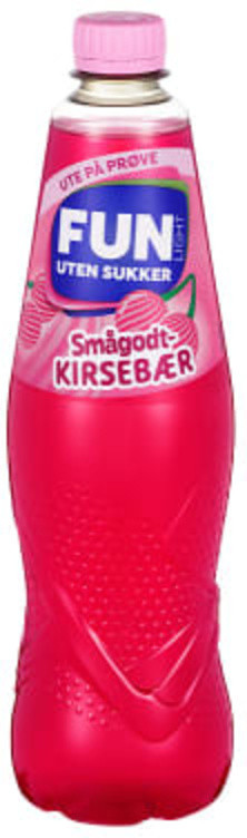 Fun Light Smågodt-Kirsebær 0,8l