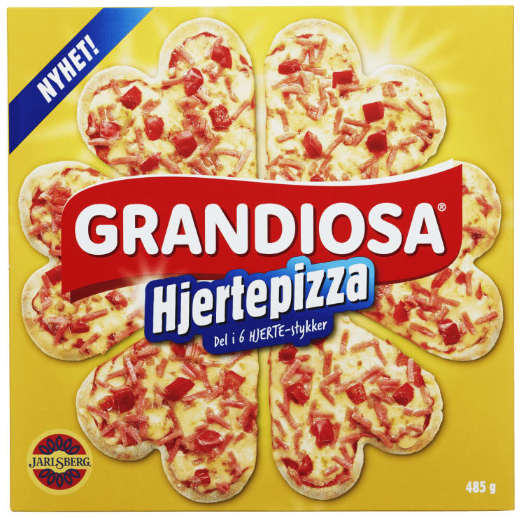 Grandiosa Pizza Hjertepizza 485g