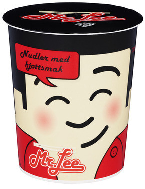 Mr.lee Nudler Kopp Kjøttsmak 65g