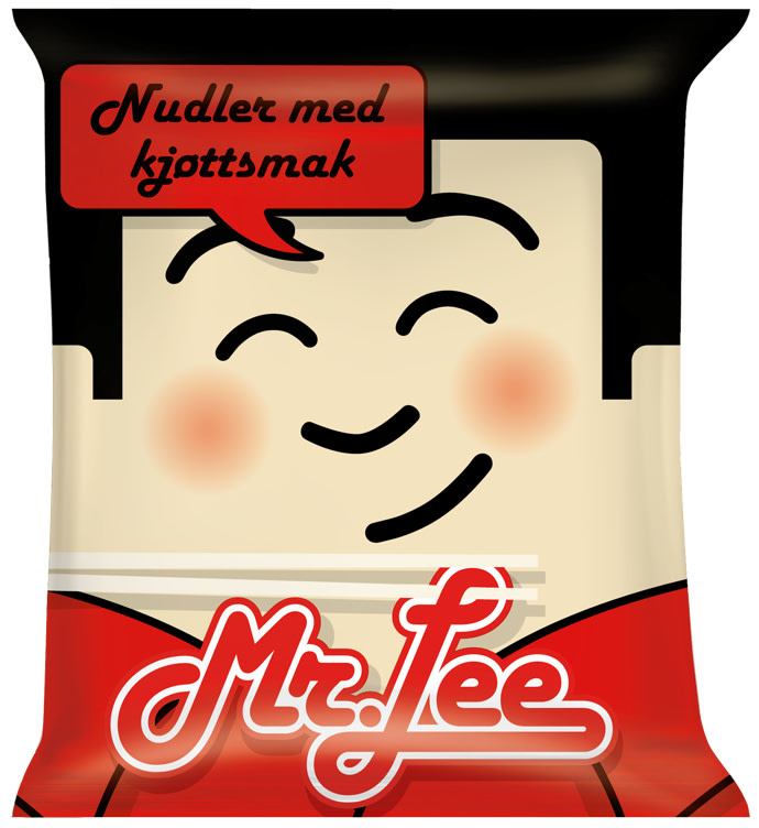 Nudler m/Kjøttsmak 85g Mr.Lee