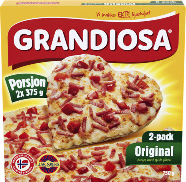 Grandiosa Original 2-pakk Porsjon 750g