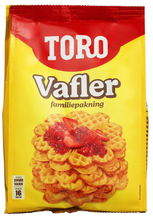 Vafler 612g Familiepakning Toro