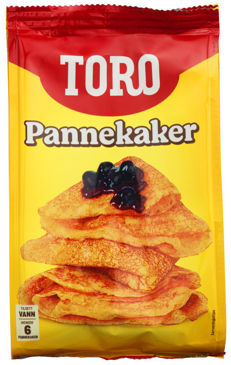 Pannekaker pakke Familiepakning 541g Toro