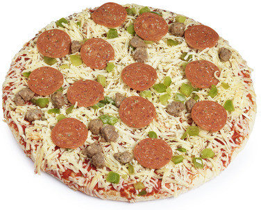 Stabburet Pizza m/kjøttboller&pepperoni 651g