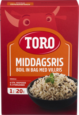 Toro Ris m/villris Boil In Bag 1kg